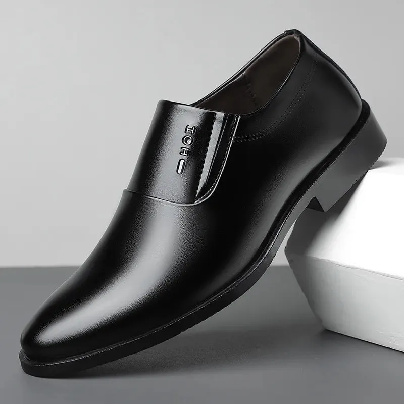 New Men's Business Formal Leather Shoes