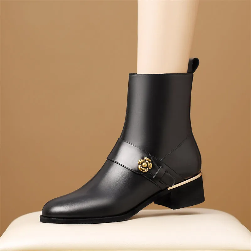 Opulessa Vintage Elegance Work Boots