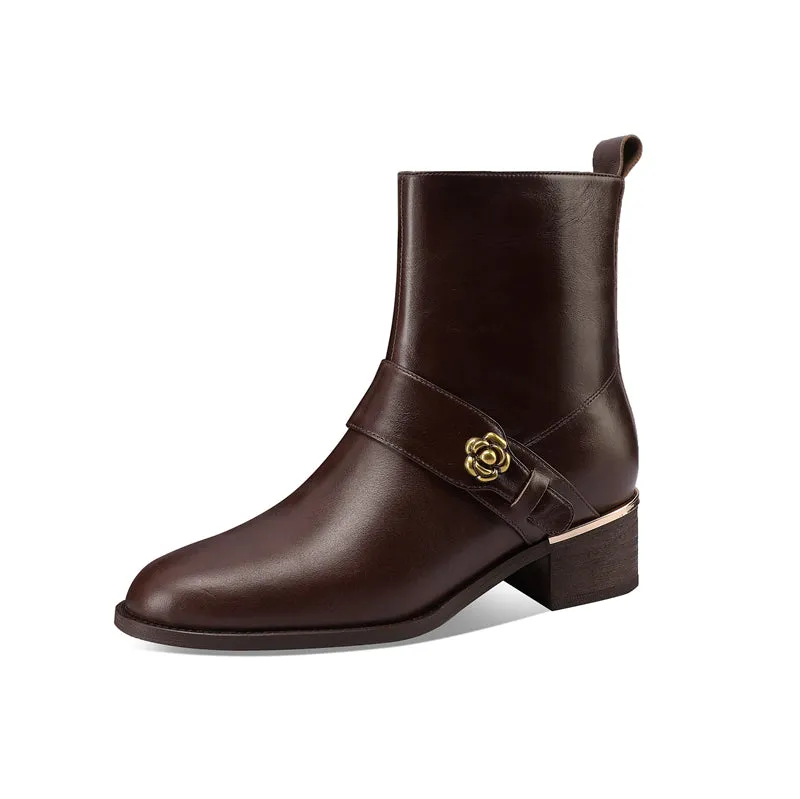 Opulessa Vintage Elegance Work Boots
